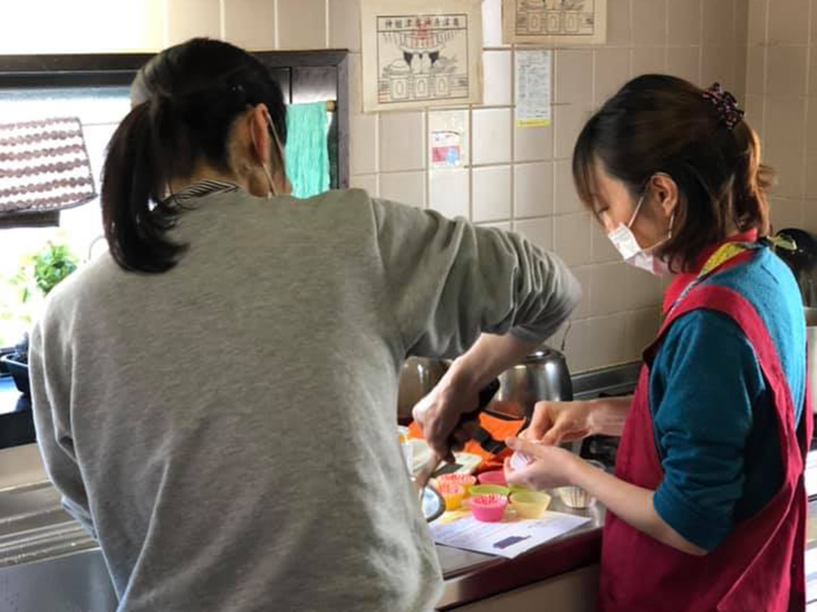 訪問栄養指導の様子