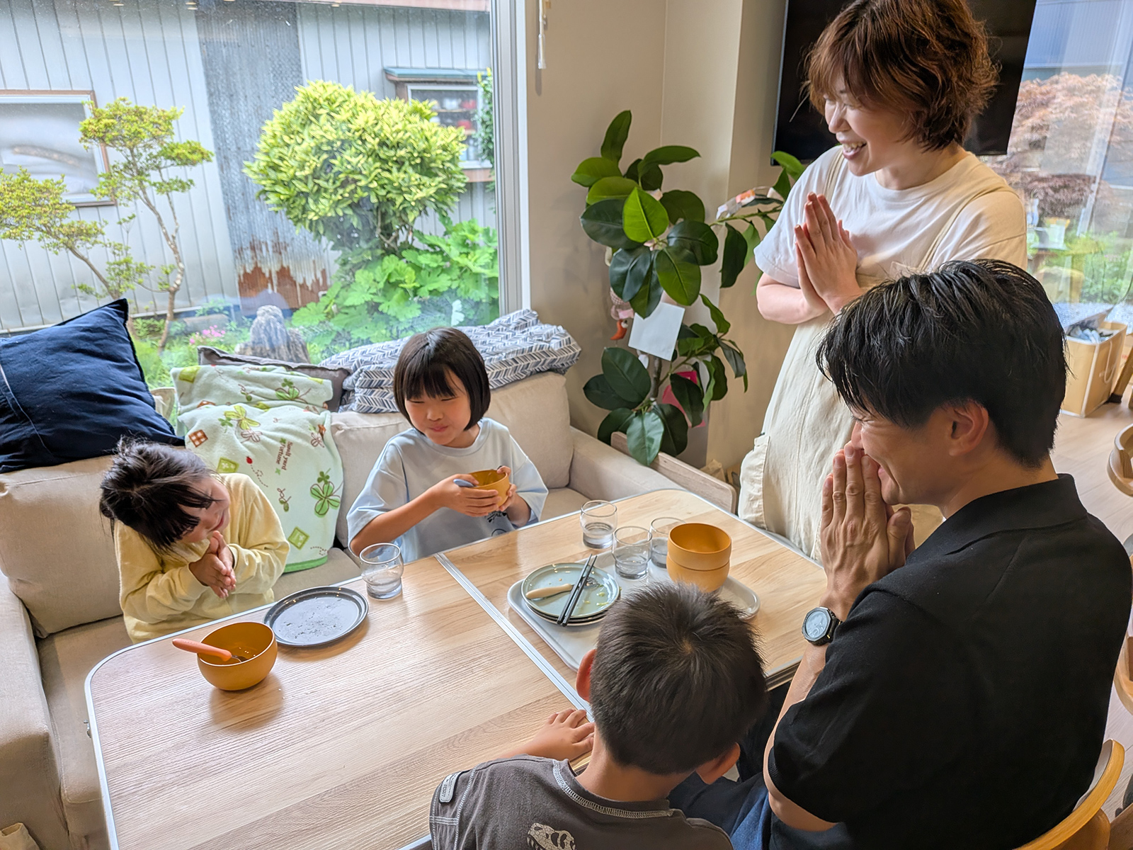 訪問栄養指導の様子