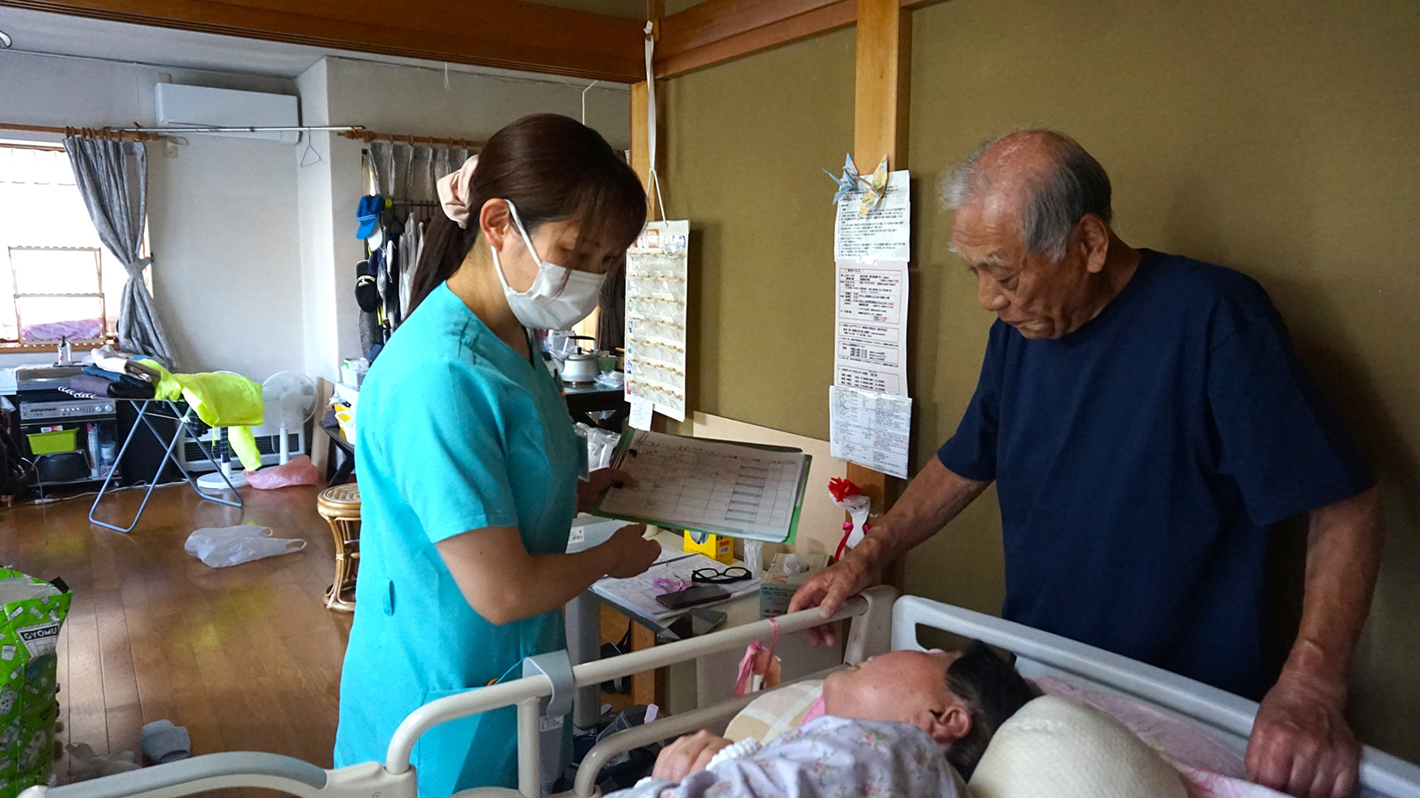 訪問栄養指導の様子